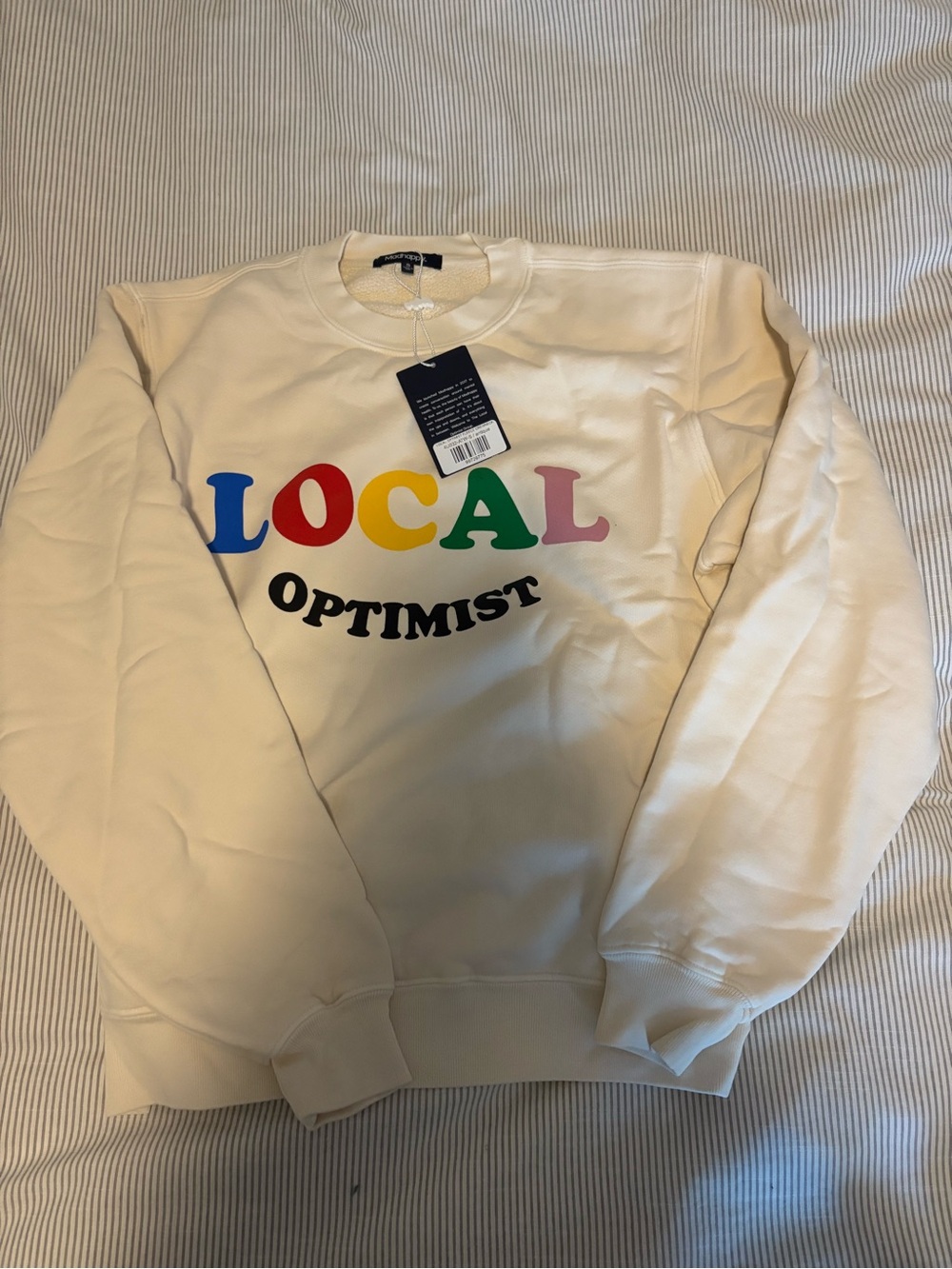 NWT Madhappy Local Optimist Crewneck